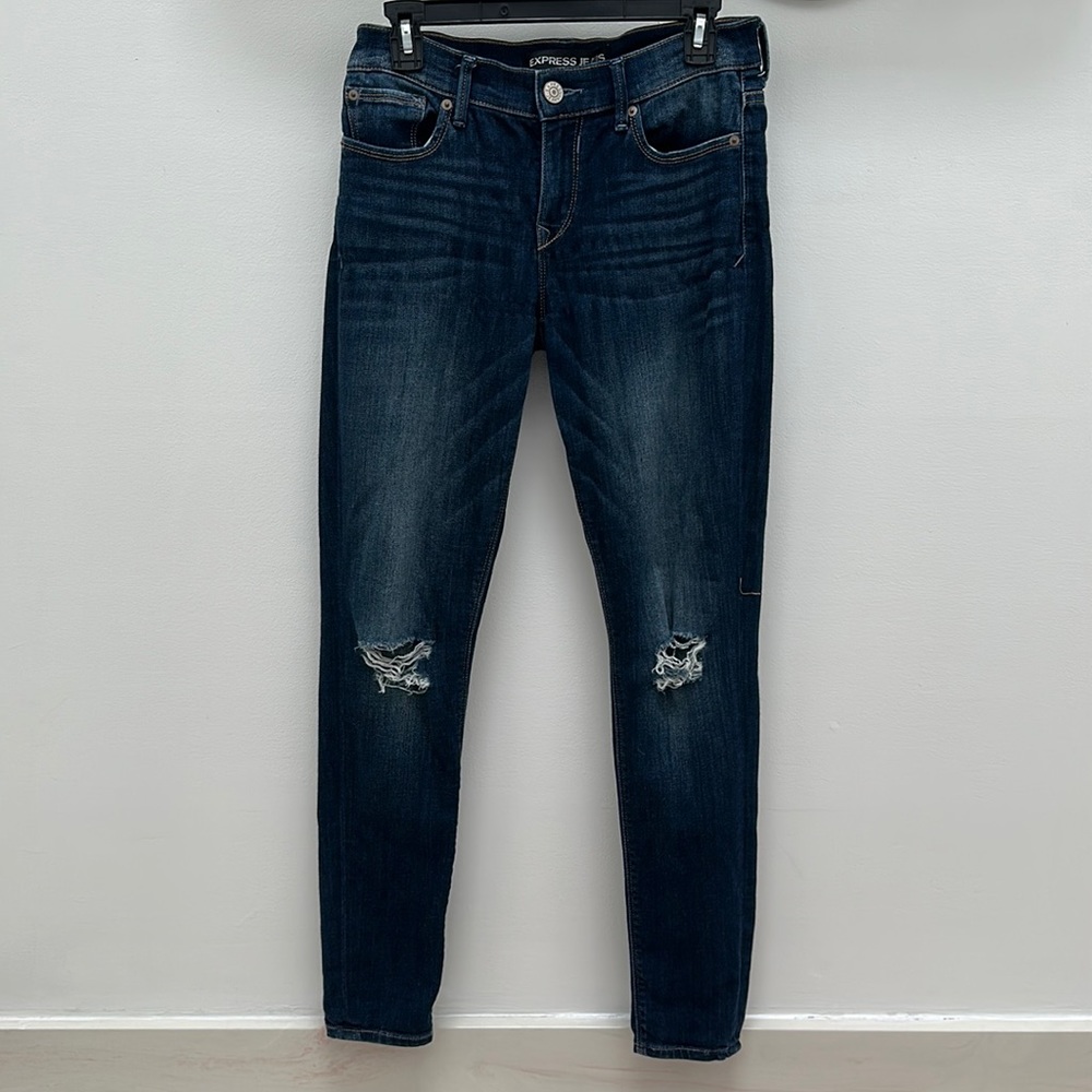Express mid rise leggings jeans - Picture 1 of 5